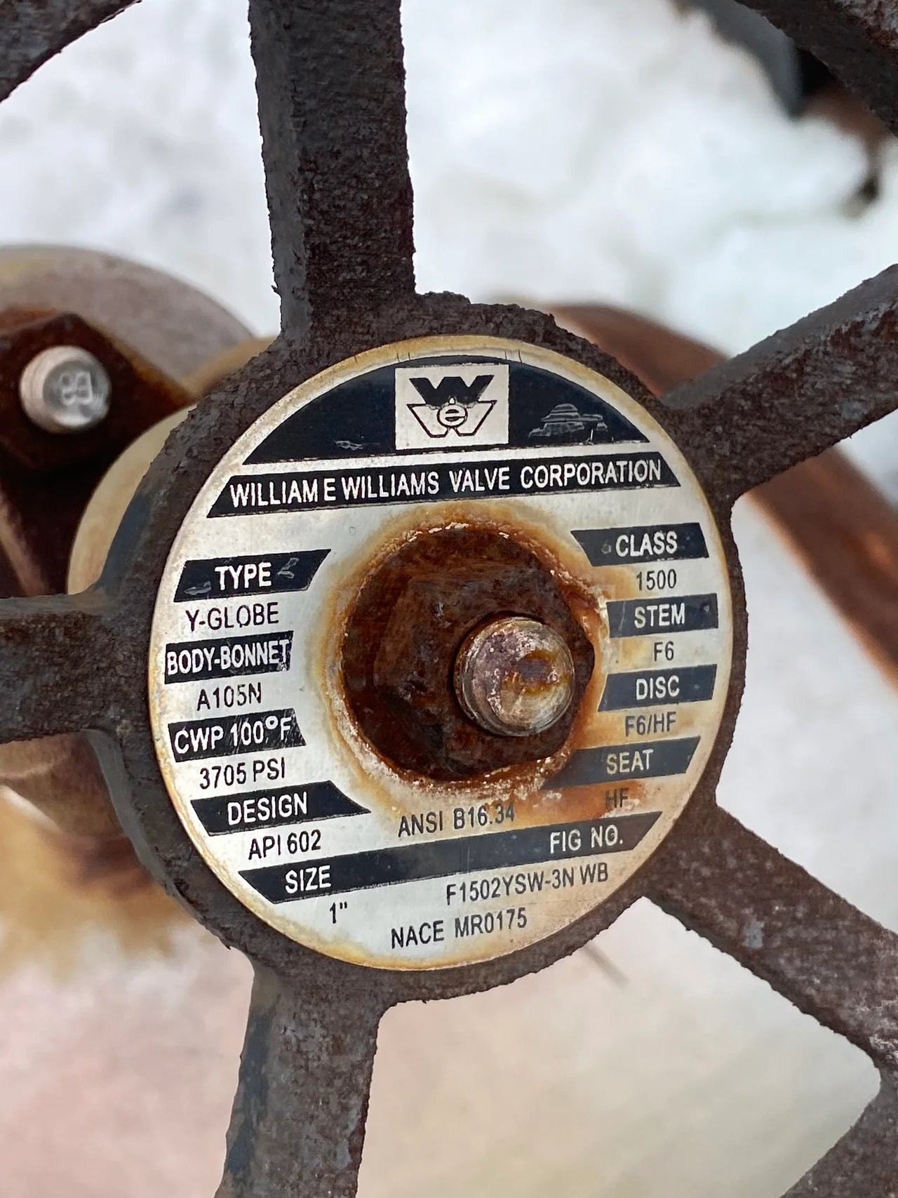 William E. Williams Class 900 10 Inch Gate Valve — product image 7 of 7