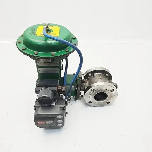 Fisher 3" V150 Vee-Ball Control Valve CG8M with 1051 Size 33 Pneumatic Actuator and FIELDVUE DVC Positioner — product image 7 of 8