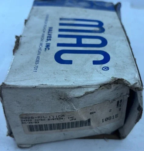 MAC Valves 922B-PM-111CA Solenoid Valve — primary product image