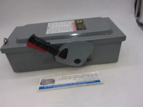 Square D H321N Heavy Duty Safety Switch, 30A, 3P, Fusible, 240V, NEMA 1 — product image 7 of 8