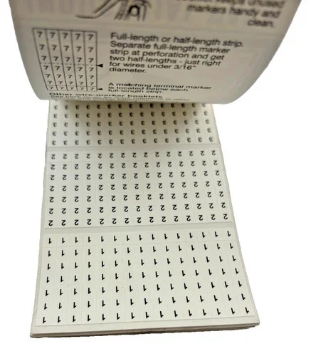 LEM Products IPWM4 Industrial Pack Wire Markers — product image 3 of 3