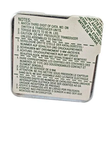 ASCO Tri-Point Pressure Switch RQ10B42 — product image 6 of 9