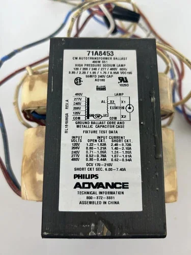 Philips Advance 71A8453-001D Core & Coil Ballast Kit for 400W High Pressure Sodium Lamp — primary product image
