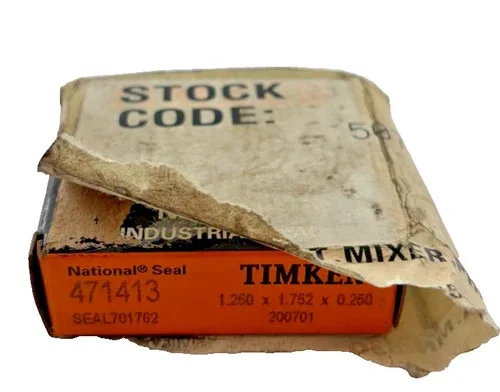 Timken 471413 National Oil Seal 1.250 x 1.752 x 0.250 — primary product image