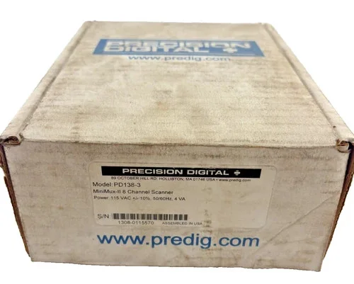 Precision Digital PD138-3 MiniMux-II 8-Channel Temperature and Process Scanner — product image 5 of 6