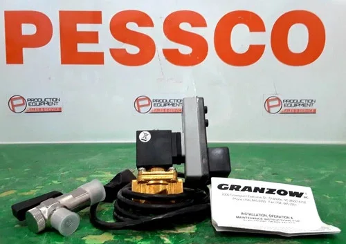 Granzow EDM201C 3/8" Two-Way Brass Solenoid Valve with Electronic Timer — primary product image