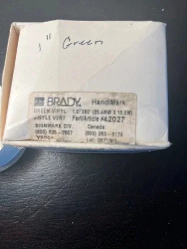 Brady HandiMark Vinyl Label Tape - 42027 Green and 42031 Red, 1" x 30' — product image 7 of 9