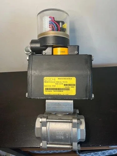 Apollo 86A-108-01 Actuated 2" Stainless Steel Ball Valve with Keystone F790-012U Pneumatic Actuator — primary product image