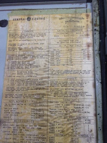 General Electric TH3362M Fusible Safety Switch — product image 3 of 9