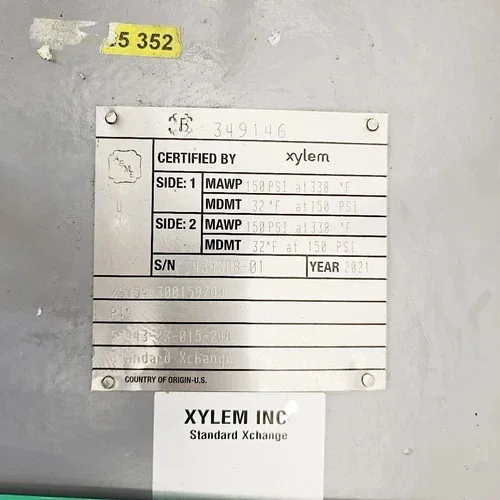 Xylem Standard Xchange P14-15-TM Gasketed Plate Heat Exchanger — product image 6 of 7
