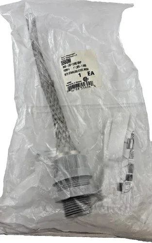 Woodhead Max-Loc Cord Grip 5560M with Stainless Steel Mesh — primary product image