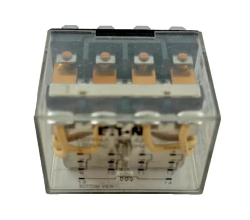 Eaton D7PR4A 4PDT Power Relay, 120 VAC Coil — primary product image