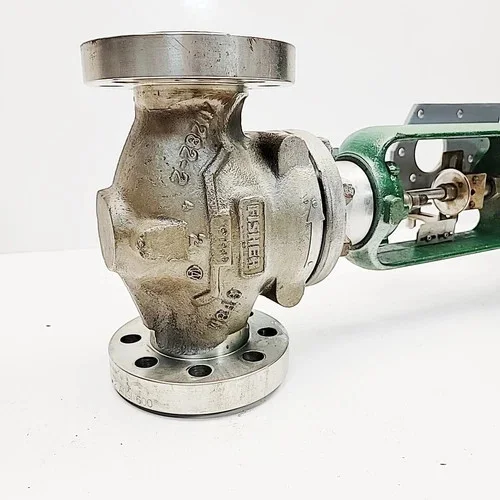 Fisher Type ED 2" CL600 CF8M Globe Control Valve with Type 657 Size 40 Pneumatic Actuator — product image 8 of 11