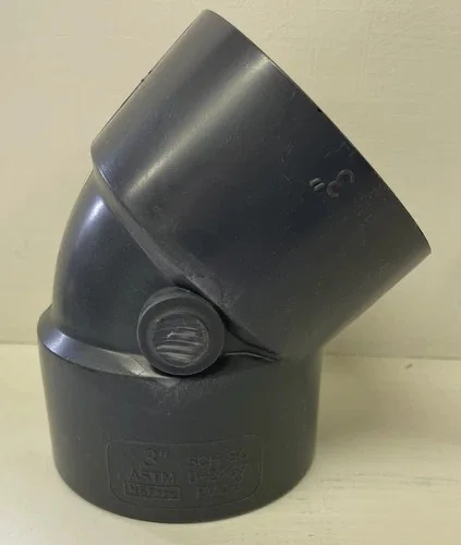 IPEX Schedule 80 PVC 45° Elbow, 3/4 inch, Part No. 817030 — primary product image