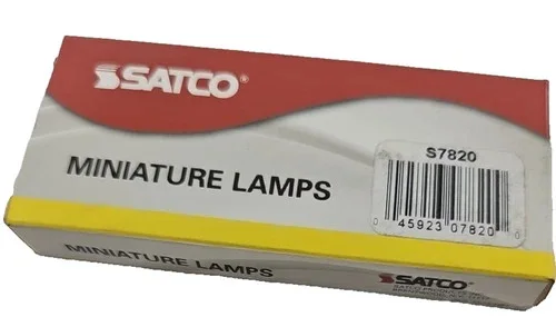 Satco S7820 1819 Clear Miniature Lamp 28V 1.1W BA9s Base, 10-Pack — primary product image