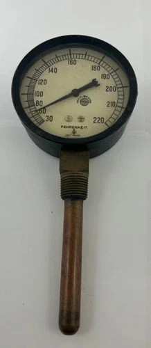 US Gauge Fahrenheit Industrial Thermometer 30-220 Degrees — product image 2 of 2