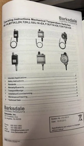 Barksdale T2H-S251-S0088 Temperature Switch — product image 4 of 4