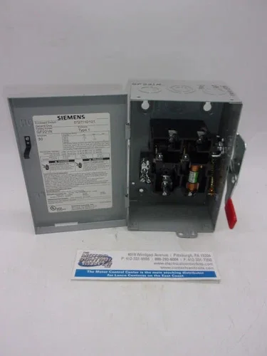 Siemens General Duty Safety Switch GF221N 30A 240V 2P Fusible NEMA 1 — product image 2 of 6