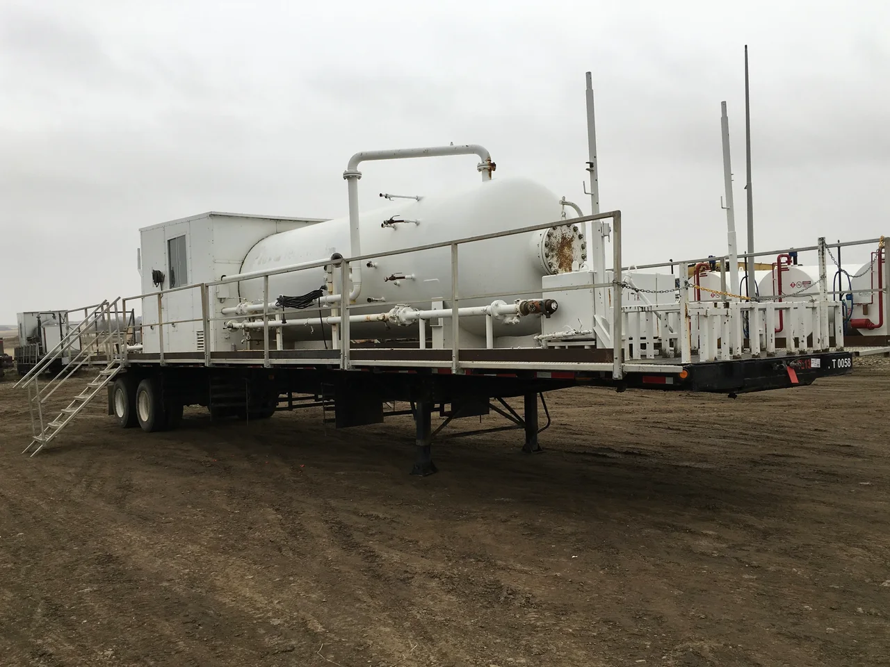 International Vessel Fabrication 6' x 20' Horizontal Separator Production Testing Unit — product image 4 of 13