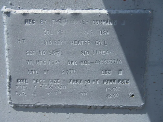 Hanover Indirect Fired Heater, 1MM BTU/HR, 42" x 14'4" — product image 4 of 8