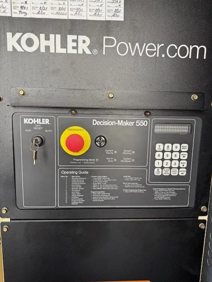 Kohler 1750kW Diesel Generator Set with MTU 12V4000 Engine - 8.75MW Paralleling Plant — product image 3 of 5