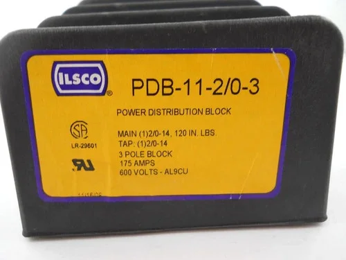 Ilsco PDB-11-2/0-3 Power Distribution Block — primary product image