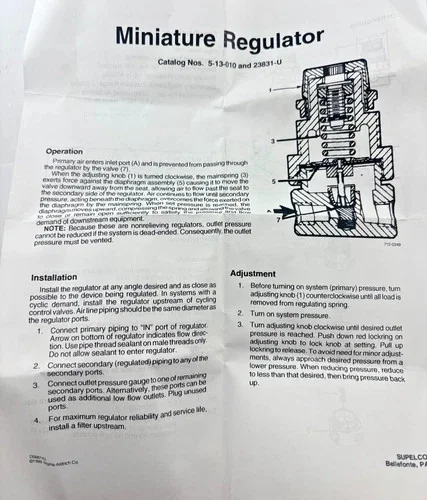 Norgren R07 Miniature General Purpose Pressure Regulator R07100NGEA4B — product image 4 of 5