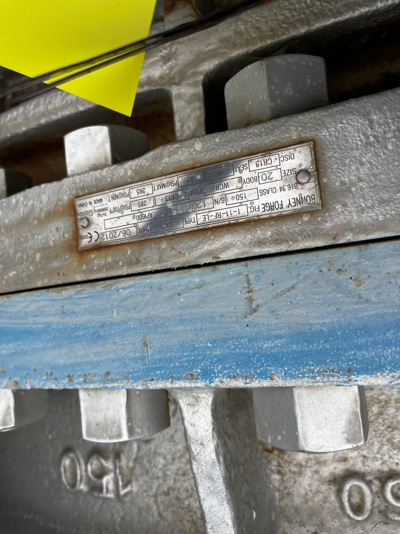 Bonney Forge Class 150 20-Inch Gate Valve FIG. 1-1-REF-LE-1 — product image 4 of 4