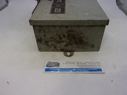 General Electric TH3362M Fusible Safety Switch — product image 8 of 9
