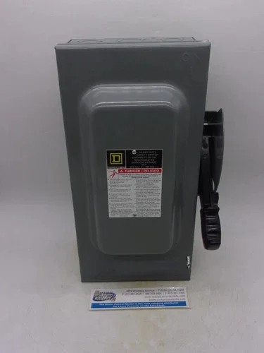 Square D HU362 Heavy Duty Safety Switch 60A 600V — product image 2 of 8