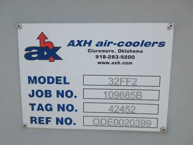 AXH Air-Coolers 32FF2 Forced Draft Air Cooler — product image 12 of 18