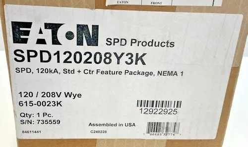 Eaton SPD120208Y3K Surge Protective Device — product image 2 of 7