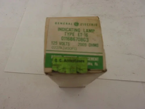 General Electric Indicating Lamp ET-16 0116B6708G3 — product image 3 of 3
