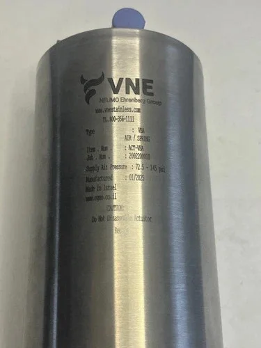 VNE 1.5" Actuated Butterfly Valve 51C-61.5AV/VBAC-XX Sanitary Fitting 316SS — product image 2 of 5