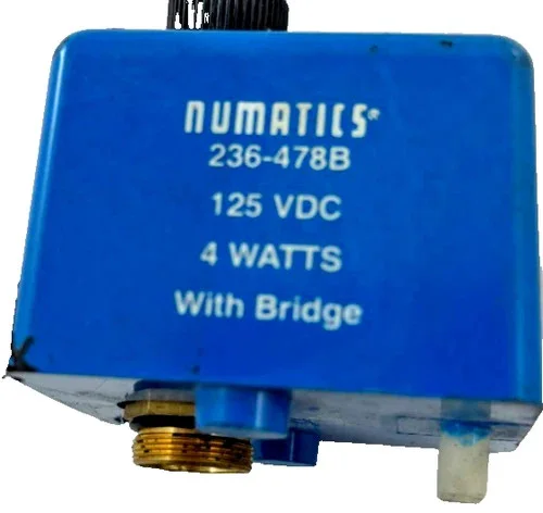 Numatics 236-478B Solenoid Coil 125 VDC 4 Watts With Bridge — product image 4 of 5