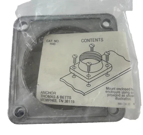 Thomas & Betts H40 Meter Mounting Accessory with 4 Mounting Screws — product image 2 of 5