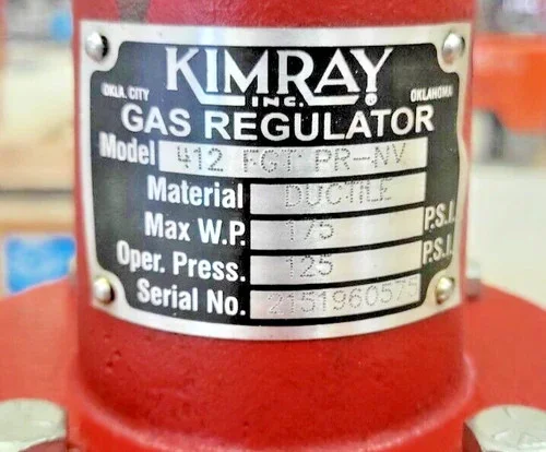Kimray 412 FGT PR-NV Gas Regulator 4" 150#RF — product image 4 of 6