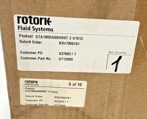 Rotork Pneumatic Actuator GTA160DA00W0ST2U1012 — product image 4 of 6