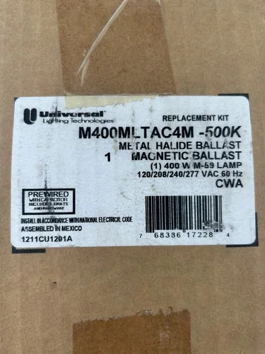 Universal Lighting Technologies M400MLTAC4M-500K Metal Halide Ballast Replacement Kit — product image 2 of 6