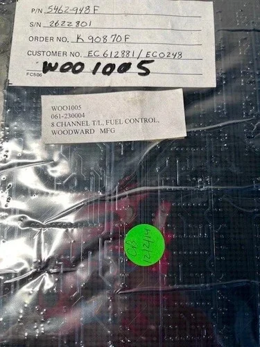 Woodward 5462-948 Rev F 8 Channel Thermocouple Input Card — product image 4 of 4