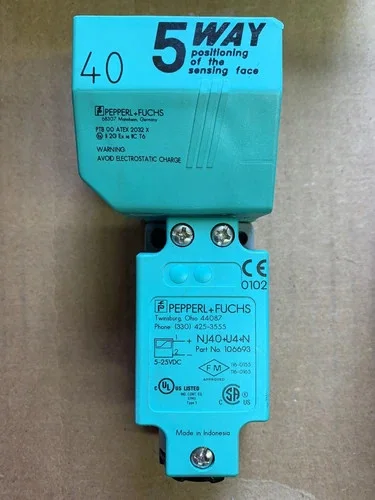 Pepperl+Fuchs NJ40+U4+N Inductive Proximity Sensor — primary product image