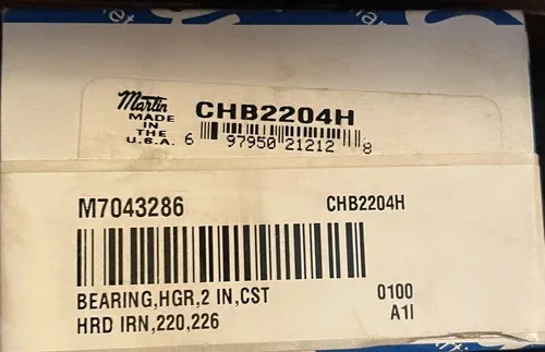 Martin CHB2204H Conveyor Hanger Bearing 2 in Bore Cast Series H Style 220 — primary product image