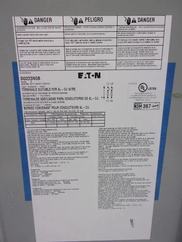 Eaton DG223NGB General Duty Safety Switch 100A 240V — product image 6 of 8