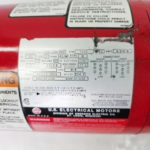 Bell & Gossett Series 1531 Model 312T Cast Iron Close-Coupled End-Suction Booster Pump with 0.25 HP Motor — product image 5 of 6