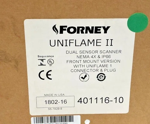 95DSS3-1WINC Fireye Insight Dual Sensor Scanner NEMA 4X Front Mount AFTERMARKET — product image 3 of 6