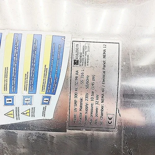 SITA UV SMP 300 XLG PRA 20" Chamber CL-150 316SS Disinfection Unit — product image 2 of 19