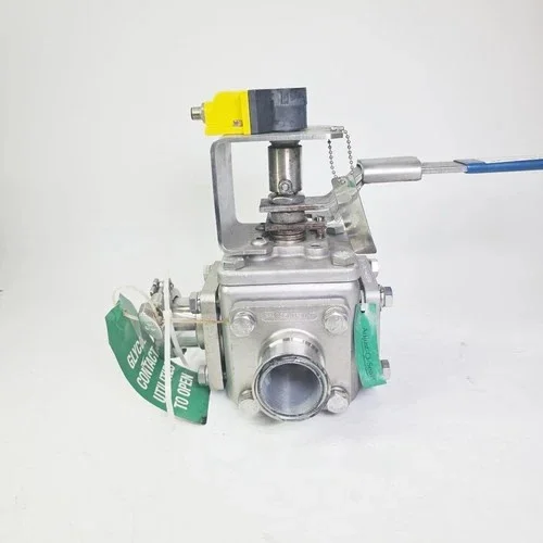 PBM 2" MILH4X-Z02-04-N325 Three-Way Manual Ball Valve 316L — product image 2 of 6