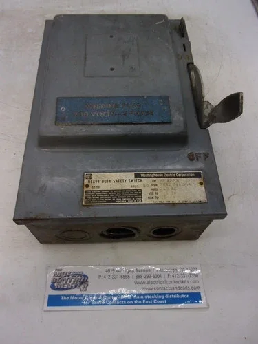 Westinghouse HF422N Heavy Duty Safety Switch, 60A, 240V, 3P/4W, Fusible, NEMA 1 — primary product image