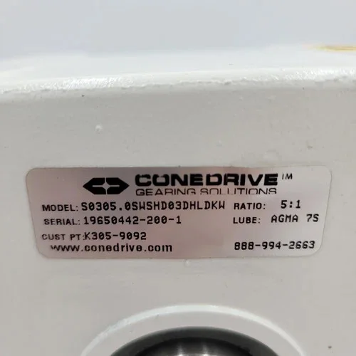 Cone Drive AccuDrive Series S Gearbox S0305.0SWSHD03DHLDKW 5:1 Ratio — product image 4 of 9