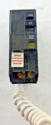 Square D QO220EPD 2-Pole 20A Circuit Breaker with Equipment Ground Fault Protection — product image 5 of 6